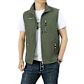 Miniatyrbillede 5 af 5: Herr Frilufts Sommer Arbejdsvest Forår Multi-lommer Taktiske Veste Stor Størrelse M-6XL Mand Vandring Fiskeri Ærmeløse Jakker-xindaren khaki XXL khaki