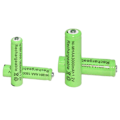 Pikkukuva 3 / 3: 2/6/12/16/20/24/30 kpl Aaa 1800mah + Aa 3000mah 1,2v Ni-mh Ladattavat Paristot Vihreä