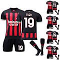 Miniatyrbillede 2 af 3: Børnefodbold MADRID Milan Hjemmefodbold Træningssæt og Sokker - spot salg 19 19 24#