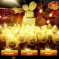 Pikkukuva 3 / 5: LED-ilmapallolamput 50 kpl LED-ilmapallovalot, LED-lyhty, Mini