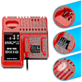 Miniatyrbillede 3 af 4: M12-18c Li-ion Batterilader til Milwaukee 12v 14.4v 18v C1418c 48-11-1815/1828/1840 M18 M14 M12 LitiumbatteriBY