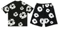 Herre Denim Tears Sommer Kortærmet Tøjsæt Sort Black XXL