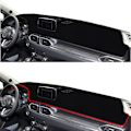Miniatyrbild 3 av 5: Passar Mazda CX-5 CX5 KF 2017-2024 (med HUD), Bilinstrumentbrädesöverdrag, Halkfri instrumentbrädesmatta, Instrumentbrädesöverdrag, Biltillbehör Lhd-red Edge