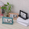 Miniatyrbild 7 av 10: Träevighetskalender med Vändbara Månader och Datumvisning 1 1 1 1