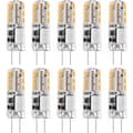 10x G4 LED-lampor 12V AC/DC Varmvit 3000K 2W, dimbar - WELLNGS
