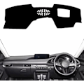 Miniatyrbilde 2 av 5: Passer til Mazda 3 BP Axela 2019-2024 (med HUD), Bil Dashbord Deksel, Anti-skli Dash Matte Dashbord Deksel, Dash Bord Deksel Matte, Biltilbehør Rhd-black Edge