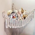 Miniatyrbillede 2 af 4: Net Hammock til Opbevaring af Fyldte Dyr Type 1 86*86*110cm