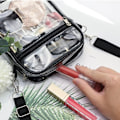 Miniatyrbild 9 av 10: Axelremsväska Transparent Handväska SVART black