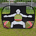 Miniatyrbillede 1 af 2: Foldbart nylon fodboldmål til børn og voksne, fodboldmål til legeplads, have, indendørs og udendørs