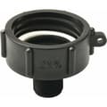 IBC-adapter S60 skruetilkobling for IBC-vanntank 2 tommer til 3/4 tommer (1 stk)
