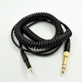 Miniatyrbillede 2 af 5: Ersætningslydkabel til Audio-Technica ATH M50X M40X-hovedtelefoner Sort 23 AugT2