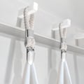 Miniatyrbillede 6 af 10: 4 stk. Håndklædeclips Håndklædeholder BEIGE beige