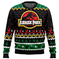 Miniatyrbilde 1 av 2: JURANK PARK God Jul Stygg Julegenser Herre 76D Genser Topper Hettegenser Grønn Green 4XL