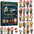 2025 Julekalender Dekoration Acrylic Flat StarTrek
