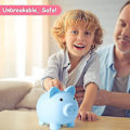Miniatyrbild 5 av 5: Stor spargris, okrossbar plastpengarbank, myntbank för flickor och pojkar, praktisk present