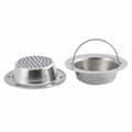 Miniatyrbillede 2 af 5: Filter / Hårfanger til afløb & vask - Opsamler madrester Silver Silver