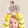 Miniatyrbild 4 av 5: BRUNT BJÖRN Pop It-spel - Pop It Pro Ljusspel Snabb Tryck Fid