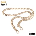 Veske kjede skulderveske stropper GULL 60 CMTYPE 2 TYPE 2 - på lager Gull Gold 60 cmType 2-Type 2