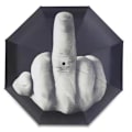 Miniatyrbillede 1 af 5: Unik stil langfinger paraply sjov foldbar paraply kreativ langfinger gave