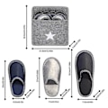 Miniatyrbillede 2 af 5: 6-pak filtslippers - tysta og skridsikre