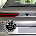 Miniatyrbilde 3 av 3: BM-W Emblem Huva Logo for ljudet av åska 82mm