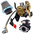 Miniatyrbillede 3 af 5: Forgaser Passer Gy6 50cc 49cc 4-takts Scooter