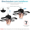Miniatyrbillede 3 af 5: 200W LED-værkstedslampe Garagebelysning 1 stk - 20000LM 6500K