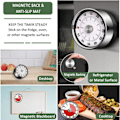 Miniatyrbillede 5 af 5: Køkken Timer Magnetisk - Visuel Timer til Børn, 60 Minutters Visual