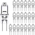 G4 halogenlampor 10W 12V - Varmvit - 20-pack 10W 10W 20st 10W 20pcs