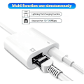 Miniatyrbild 3 av 5: (Särskild kampanj) Lightning till Ethernet-adapter, 2-i-1 Ethernet LAN-nätverksadapter med laddningsport, kompatibel