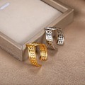 Miniatyrbilde 4 av 6: Punk Stil Geometriske Store Ringer Rustfritt Stål Justerbare Brede Ringer For Rock Kvinner Menn Smykker anillo hombre Camel Camel Resizable