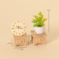 Miniatyrbild 2 av 10: Dockhus Miniatyr Soffa Te Bord 2 2 2 2