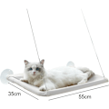 Miniatyrbild 2 av 5: Fönsterhängmatta för katter, säker kattbädd med sugproppar, solig sittplats för innekatter