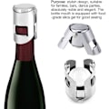 Miniatyrbillede 3 af 5: Champagnepropper, 4-pak vakuumforseglet rustfrit stål mousserende vin