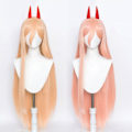 Miniatyrbilde 2 av 5: Anime Chainsaw Man Makima Power Cosplay Parykk Lang Oransje