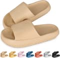 Damesko Chunky Plattform Cloudtofflor Khaki Kaki Kaki 44-45