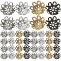 600 stk Blomsterperlehatter Perlehatter Avstandsperler Endehatter Halskjede Materiale