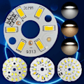 Miniatyrbillede 7 af 10: 5 stk. LED lyskilde chip lysdioder 3&3W 3&3W 3&3W 3&3W