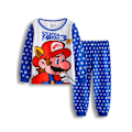 Miniatyrbillede 3 af 4: 1 Sæt Børne Pyjamas Super Mario Langærmet Trøje Sæt Nattøj C C 110cm C