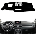 Miniatyrbild 1 av 5: Passar Mazda CX-5 CX5 KF 2017-2024 (med HUD), Bilinstrumentbrädesöverdrag, Halkfri instrumentbrädesmatta, Instrumentbrädesöverdrag, Biltillbehör Lhd-red Edge
