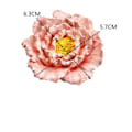 Miniatyrbillede 4 af 5: Pionblomst Rose Blomsterform Håndlavede Blomsterlys D