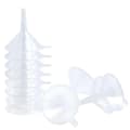12-pack små plasttrattar, minitratttar för vetenskapslabb