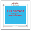 Miniatyrbild 4 av 5: (30x40cm) 5D Diamant DIY Målningsset Flicka, Färgglada Blommor