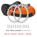 Miniatyrbild 5 av 5: (Arbetardag-kampanj!) Robotiks Gräsklippare Traction Förbättrade Hjälphjul för Landroid L Robotgräsklippare Traction Wheel