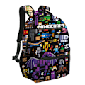 Miniatyrbild 1 av 5: Minecraft Backpacks for Elementary and High School Students, Kids Backpacks, Large Capacity, Comfortable and Easy to Carry B B