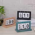 Miniatyrbild 6 av 10: Träevighetskalender med Vändbara Månader och Datumvisning 1 1 1 1