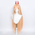 Miniatyrbilde 3 av 5: Anime Chainsaw Man Makima Power Cosplay Parykk Lang Oransje