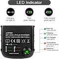 Miniatyrbillede 3 af 5: Li-ion batterilader til Black & Decker 18v Li-ion batteri Lcs1620 lader