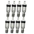 Miniatyrbild 2 av 5: 8 st TPMS Däckventiler Aluminiumlegering Slanglösa Ventiler Däcktrycksövervakningssystem Sensorventil Spindelreparationssats - Perfekt