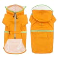 Vandtæt regnfrakke til kæledyr med refleksstriber 2xl 2xl Orange